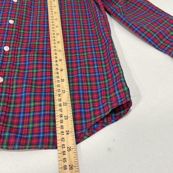 LAUREN RALH LAUREN BOYS  BUTTON DOWN SHIRT PLAID Sz14 - Picture 8 of 10